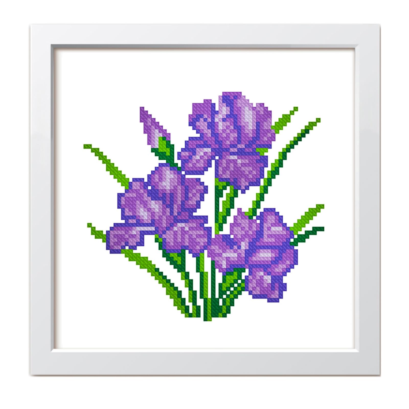 Amazon.com: Zhenqing Stamped Cross Stitch Kit,Floral Cross Stitch